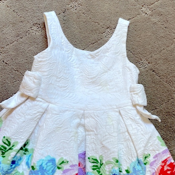 Janie and Jack Floral Brocade Formal Dress - Picture 4 of 7